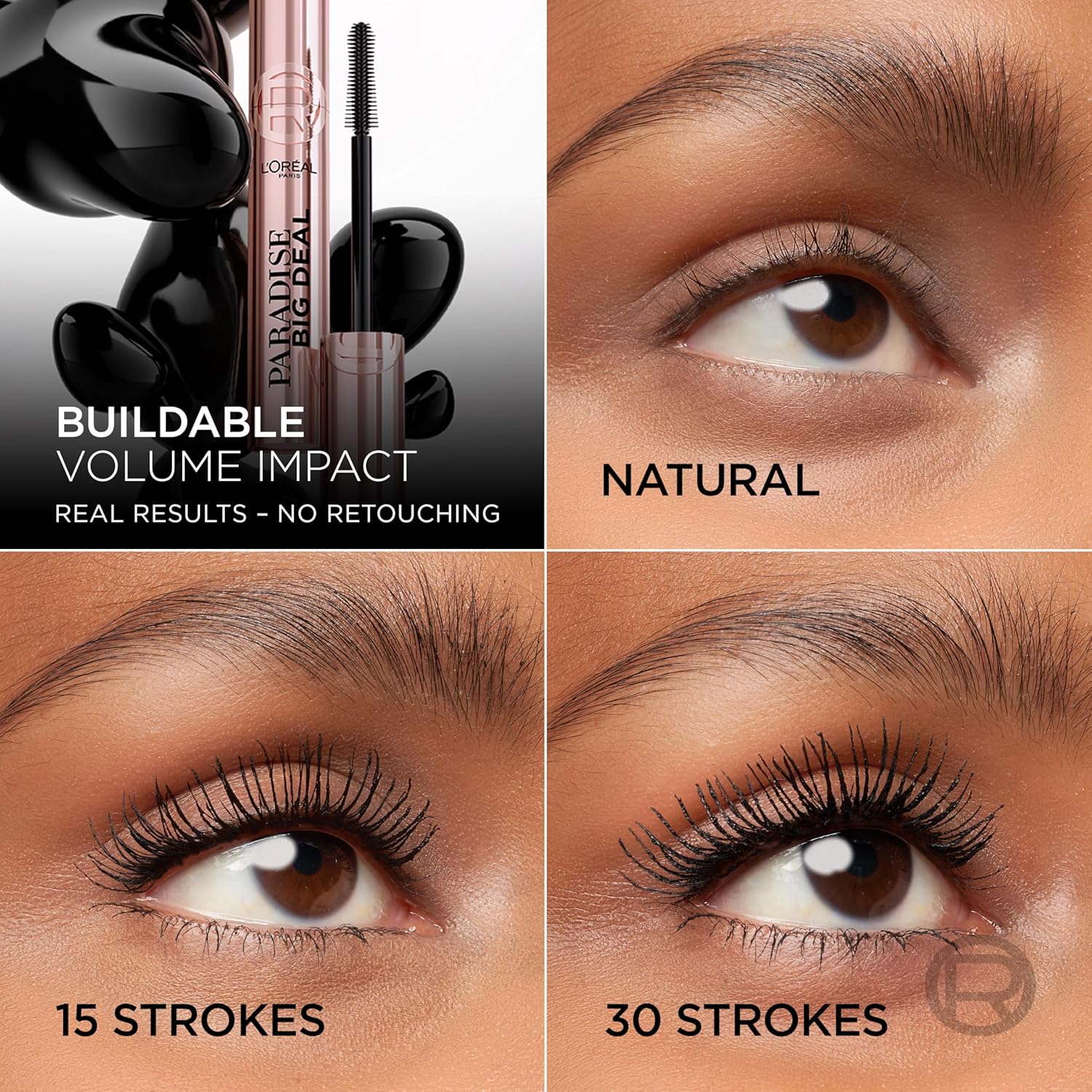 BIG DEAL mascara : Infinite layering, clump free volume