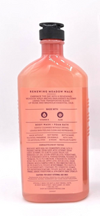 Bath and Body Aromatherapy Renewing Meadow Walk Rose Magnolia Body Wash 10 fl oz